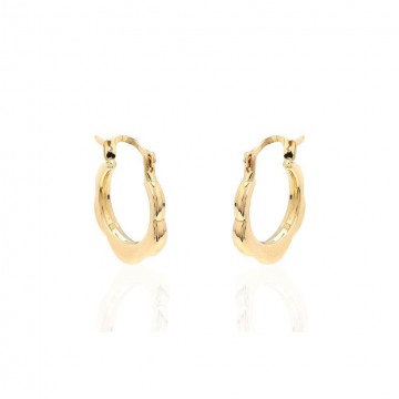 Pendientes Aro Oro 18K