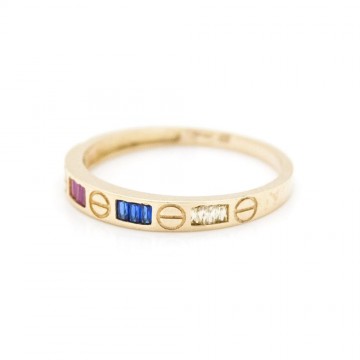 Sortija Oro 18K Multicolor