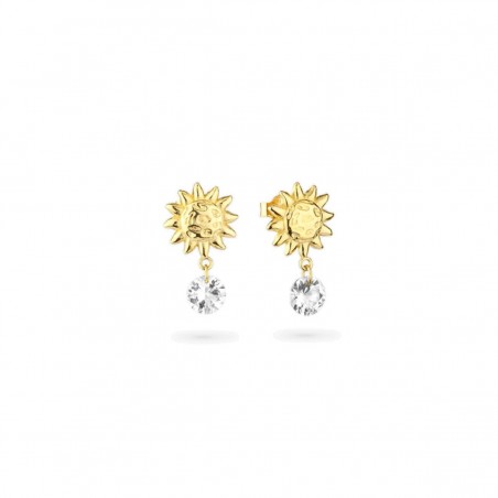 Pendientes Gold piedra azul SOLE