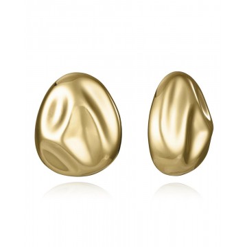 Pendientes de mujer de acero dorado