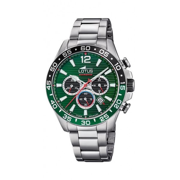 reloj lotus esfera verde